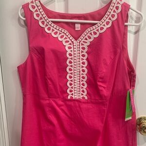 Women size 10 Pappagallo CORDELIA Embroidered Lace Applique Sheath